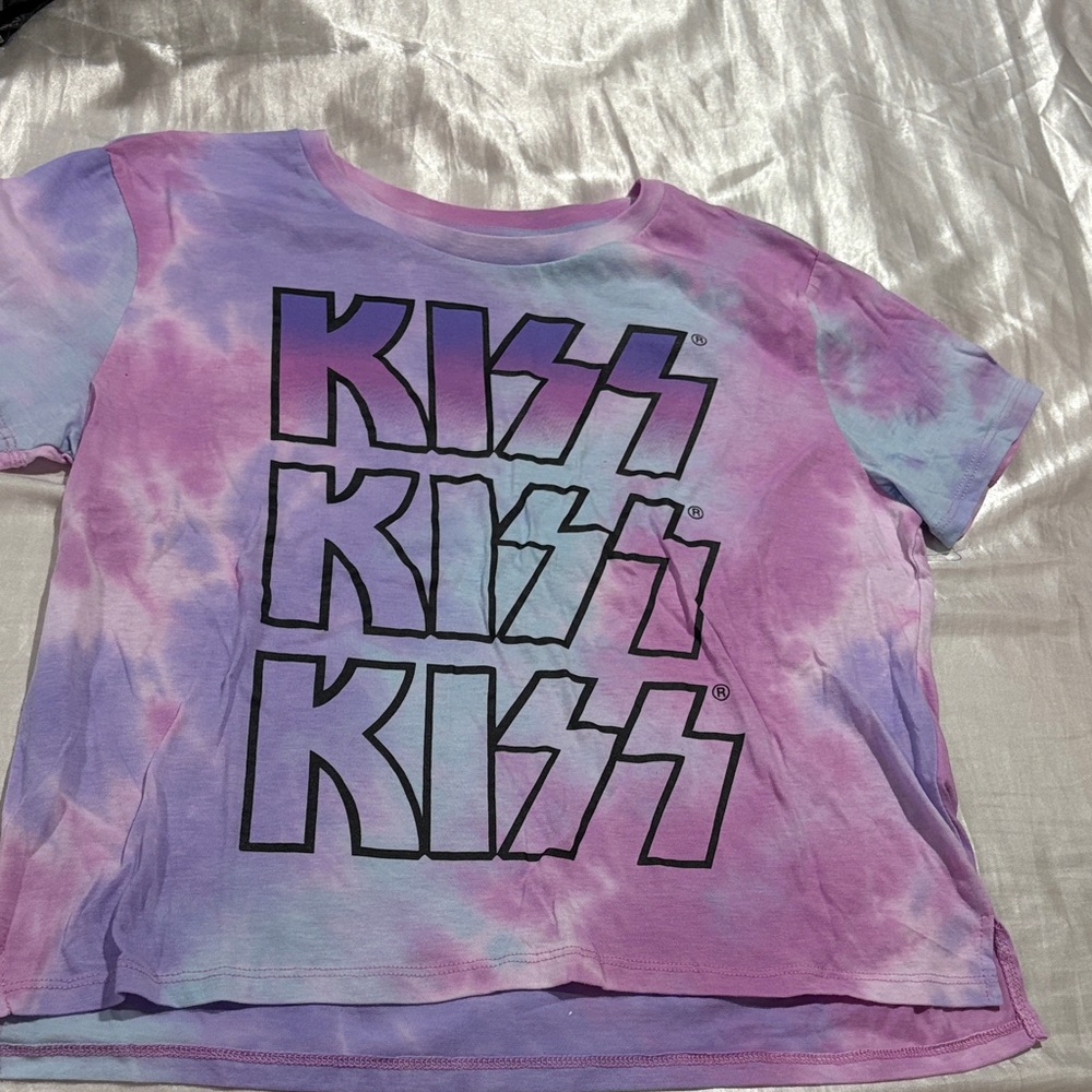Kids Tie-Dye KISS Graphic T-Shirt